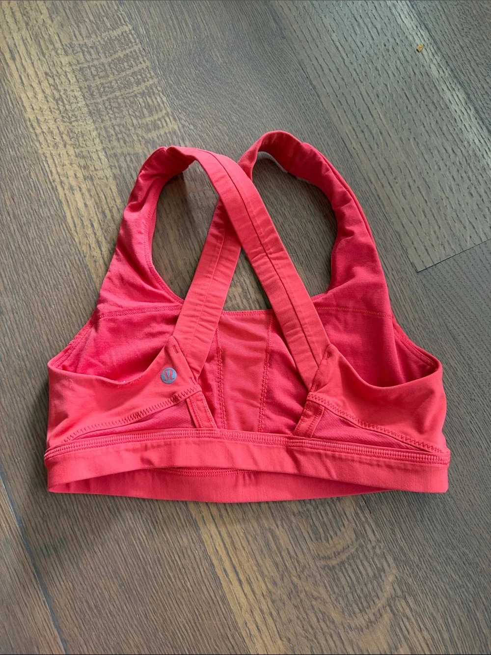 lululemon athletica Red Cross-Back Sports Bra
